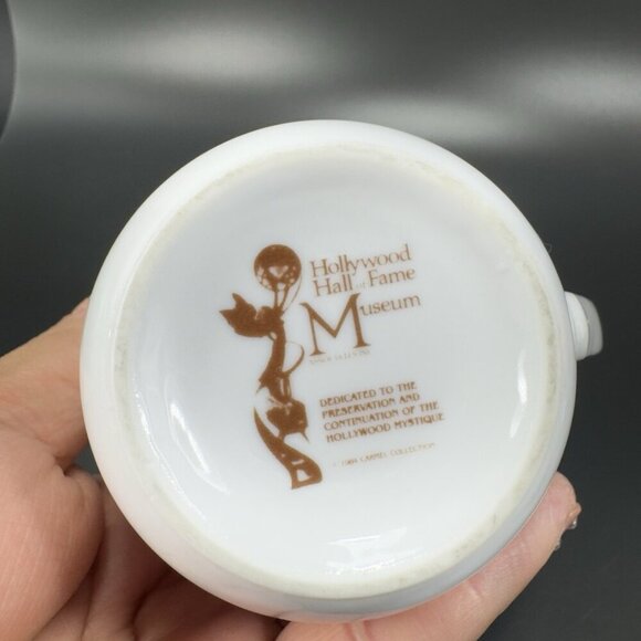 Vintage Hollywood Hall of Fame Museum Porcelain Coffee Mug Cup Clark Gable Mug - Picture 6 of 12